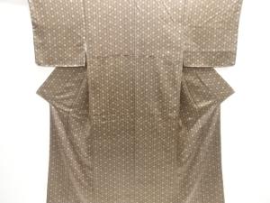 未使用品　麻の葉模様小紋着物
